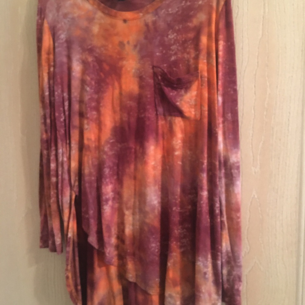Tie dyed (multi colored) T-shirt
